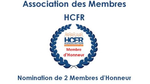 Association HCFR – Nominations de 2 Membre d’Honneur
