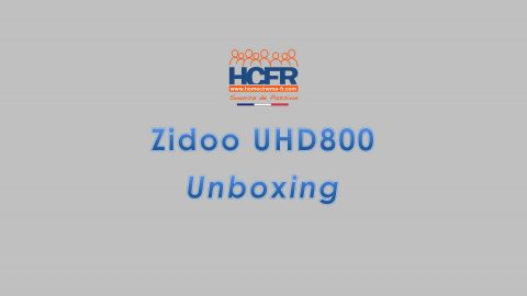 Vidéo HCFR : Zidoo UHD8000 Unboxing